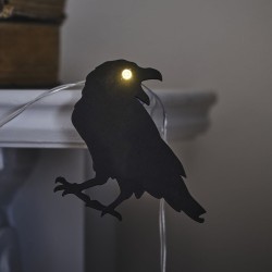 Guirnalda luminosa Black Raven - Madera. n2