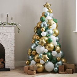 rbol de Navidad verde - Globos. n1