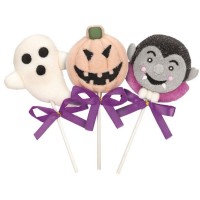1 Malvavisco, piruleta de malvavisco, piruleta de Halloween