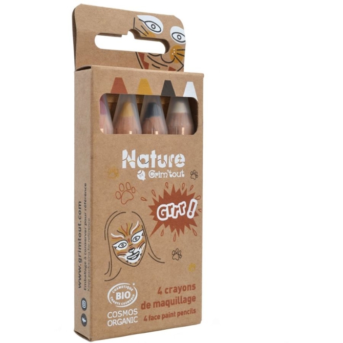 4 Lápices de Maquillaje Natural - GRR 