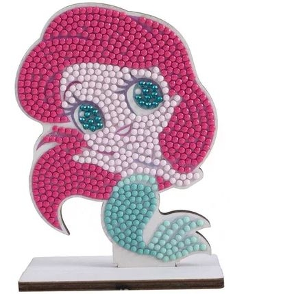 Kit de figuras de diamantes Crystal Art - La Sirenita 