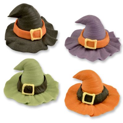 4 sombreros de Bruja de Halloween 