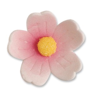 2 Flores de Rosa (4 cm) - Azcar