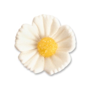 2 Flores Blancas (3 cm) - Azcar