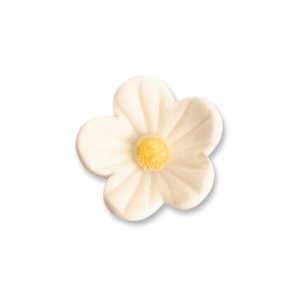 2 Flores Blancas Pequeas (2,5 cm) - Azcar