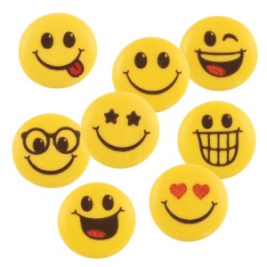 5 Decoraciones Smiley - Azcar