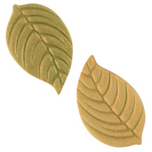 2 Hojas Grandes (5 cm) - Pasta de Almendras