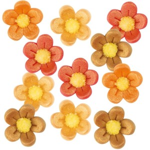 8 Pequeas Flores Antiguas ( 2 cm) - Mazapn