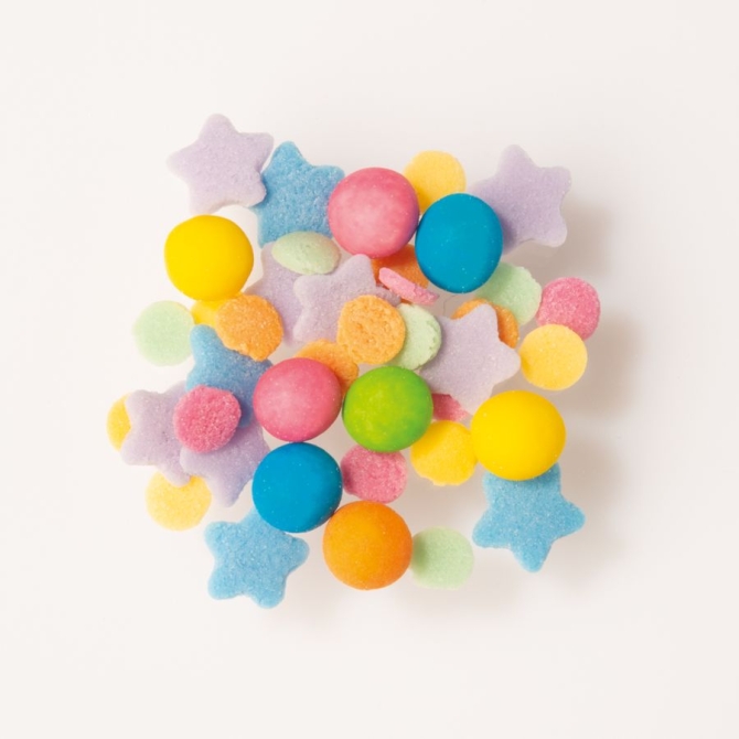 Decoraciones espolvoreadas con mezcla de confeti - 50 g 
