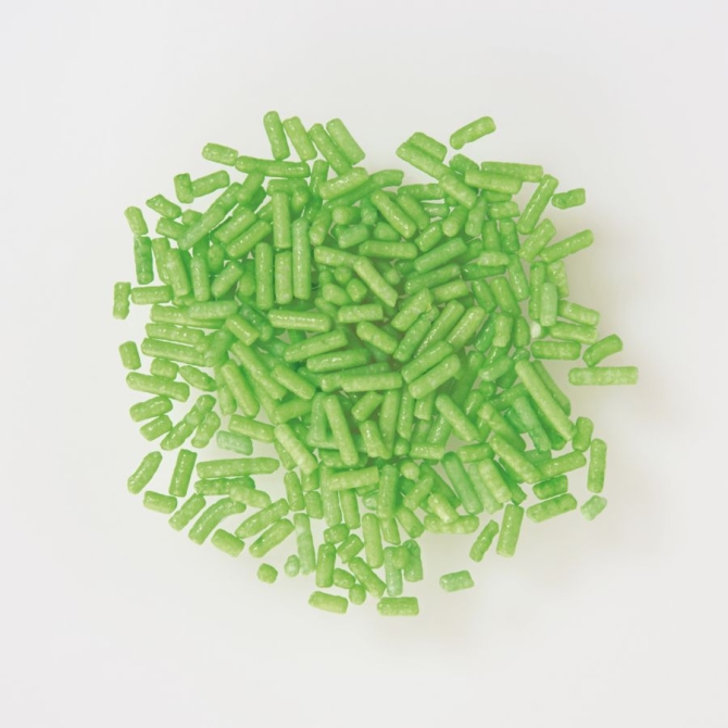 Decoraciones Espolvoreadas De Fideos Verdes - 50g 