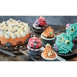 2 ojos huecos de Halloween 3D - Chocolate blanco. n�1