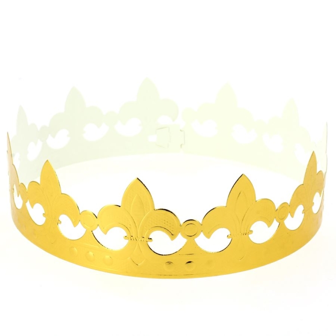 1 Corona de Reyes  16 cm - Oro 