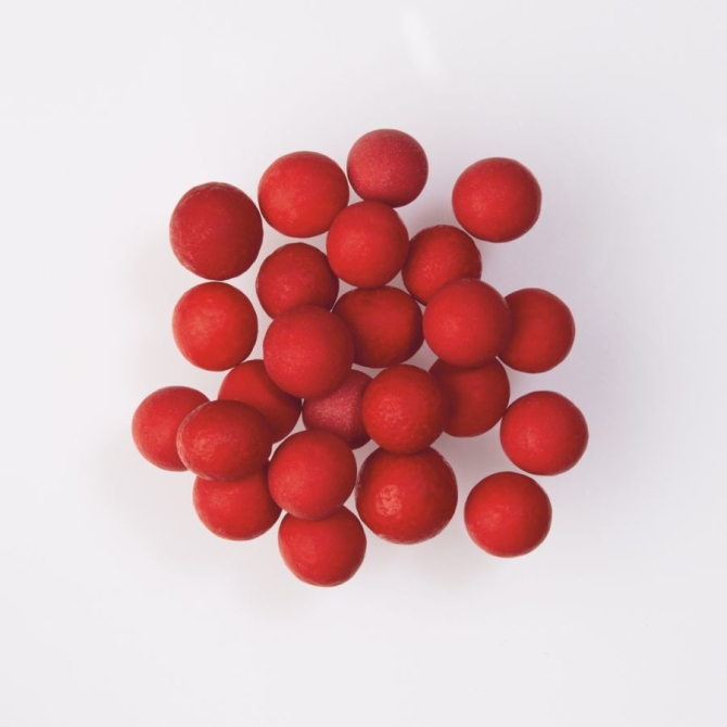 Perlas Crujientes (Arroz Inflado) Rojo - 50g 