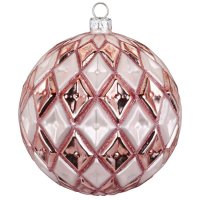 Maxi Pink Diamond Joya Bola (10 cm) - Cristal