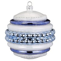 Maxi Bola Joya Azul Perla (10 cm) - Cristal