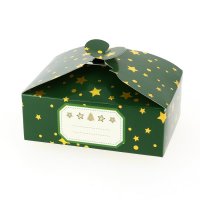 6 Cajas de Regalo Fir Green Star/Uni - Cartn