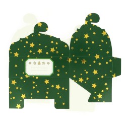 6 Cajas de Regalo Fir Green Star / Uni - Cartn. n1