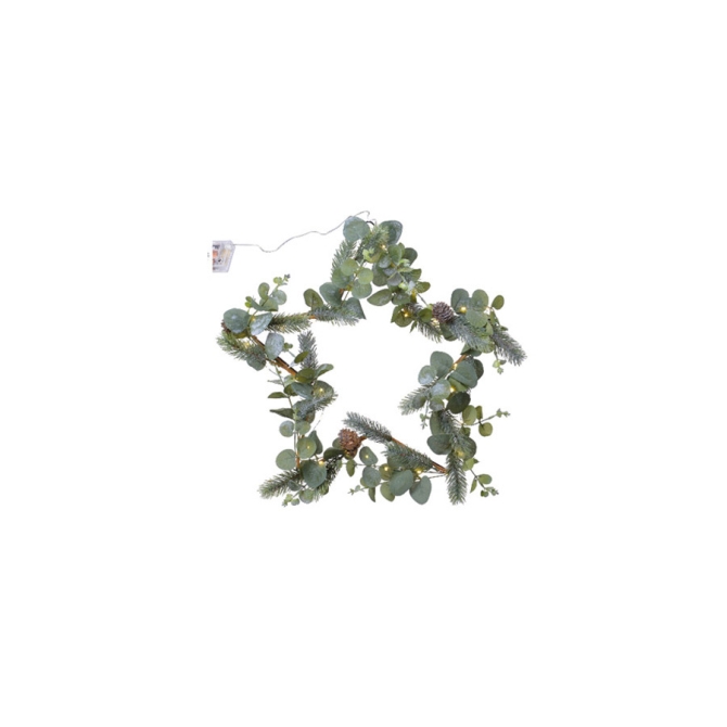 1 Estrella Decoracin para colgar con LED - 40 cm 