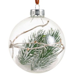 1 Bola Navidad - Bosque nevado. n1