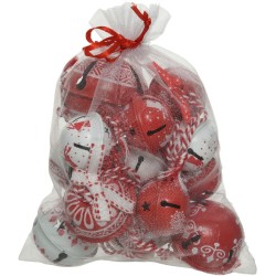 Bolsa 14 Cloches Mix Rojo / Blanco. n°1
