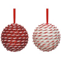 2 bolas colgantes - musgo