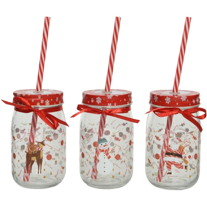 Taza de cristal navidea 