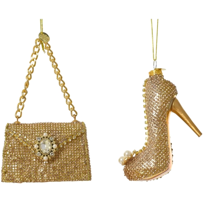 Lmpara colgante con diamantes  Oro 