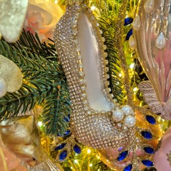 Lmpara colgante con diamantes  Oro. n3