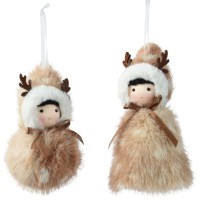 1 Lmpara colgante esquimal  Madera de reno y nudo