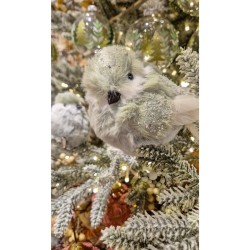 1 Pinza de p�jaro verde � Brillantina. n�1