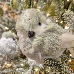 1 Pinza de p�jaro verde � Brillantina. n�2