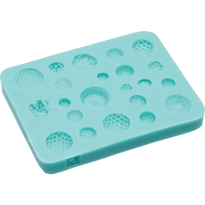 Botones de molde de fondant 
