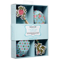 Kit de 24 envoltorios para Cupcakes y Decoraciones Garden Romance. n°1