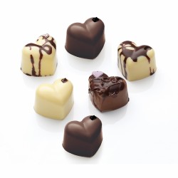 Molde de chocolate de 15 corazones. n1