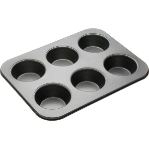 Plato 6 Moldes Pequeos (9 cm) - Metal