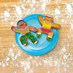 Cortador de galletas multiposicin Mueco de nieve puzzle (11 cm). n5