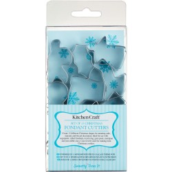 13 Mini cortadores de galletas navideas (3, 5 cm). n1