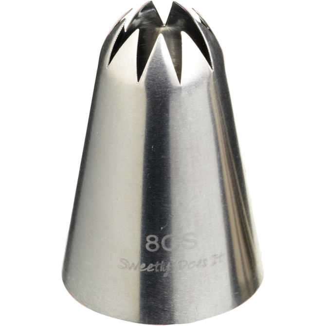 Punta para glaseado de estrella cerrada Maxi (20 mm) - Acero inoxidable 