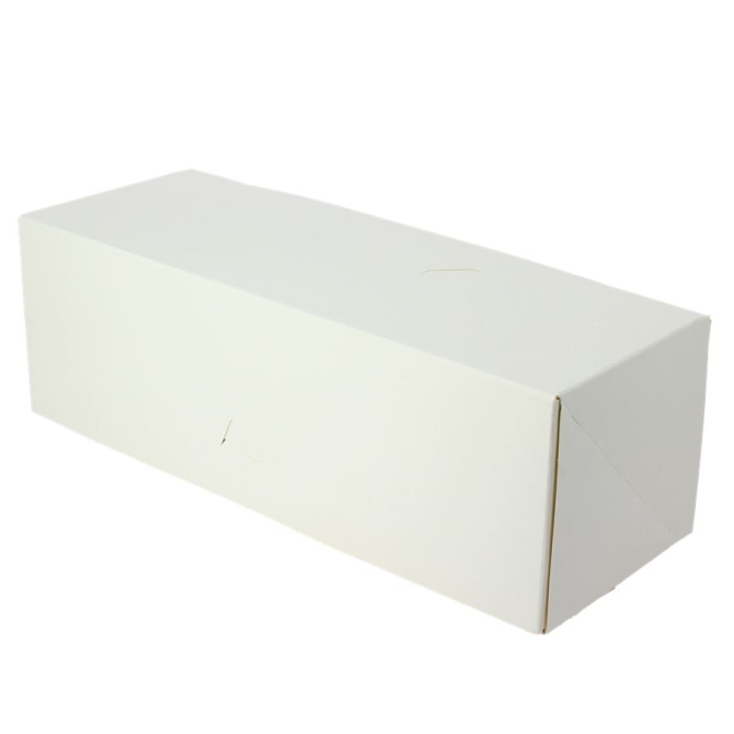Caja para Tronco de Navidad Blanca (40 cm) - Cart�n 