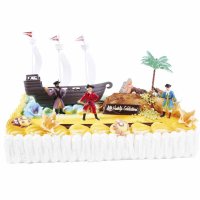 Kit de decoracin de Tartas piratas