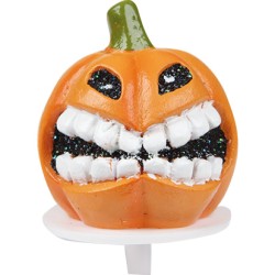3 palillos de calabaza 3D de plstico. n3