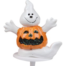 6 palillos de calabaza de Halloween 3D de plstico. n3