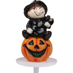 6 palillos de calabaza de Halloween 3D de plstico. n4