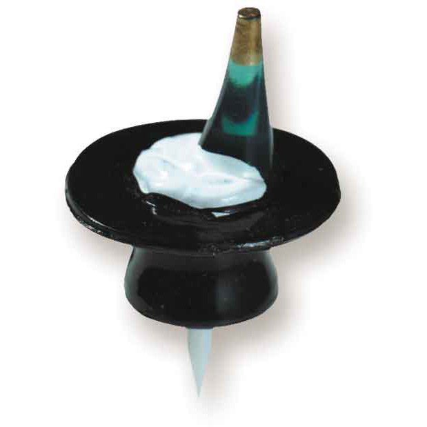 4 sombreros con botella de champn de plstico 