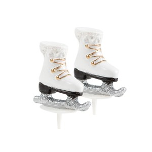 2 palillos para patines de hielo (4 cm) - Plstico