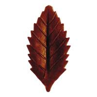 10 hojas marrones de otoo (4 cm) - sin levadura