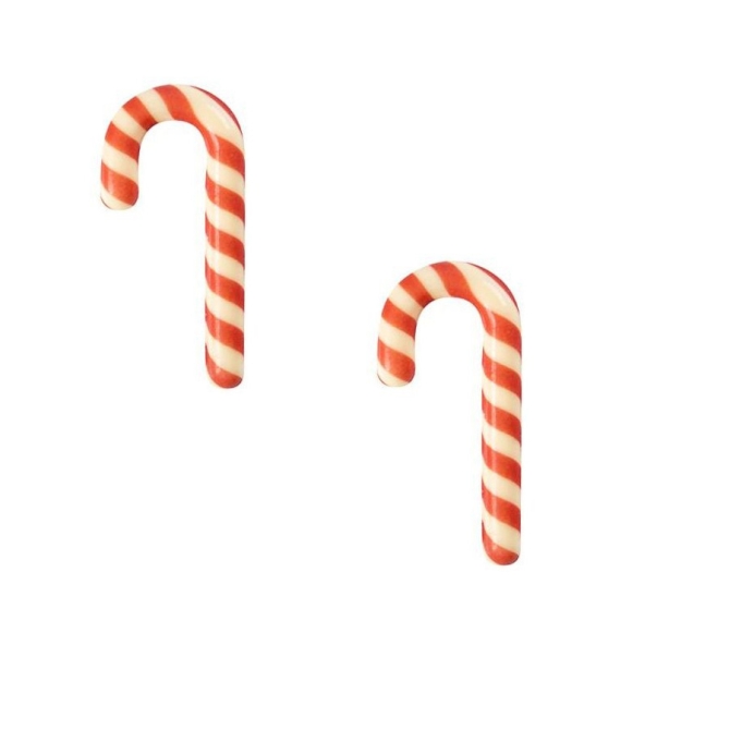 2 Bastones de Azcar 2D (5 cm)  Chocolate Blanco 