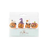 4 palillos Calabaza de Halloween