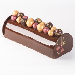 2 Bolas Disco Borgoa (2, 2 cm) - Chocolate Blanco. n1