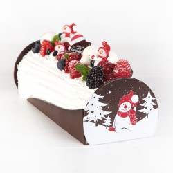 4 Mueco de nieve - Chocolate oscuro. n2
